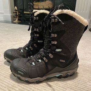 Womens Waterproof Insulated Winter Snow Boots